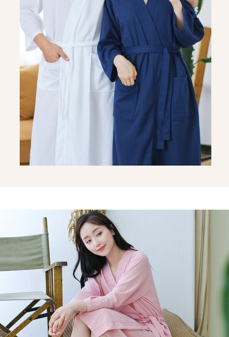 Халат для ванной комнаты с рисунком в клетку оптом