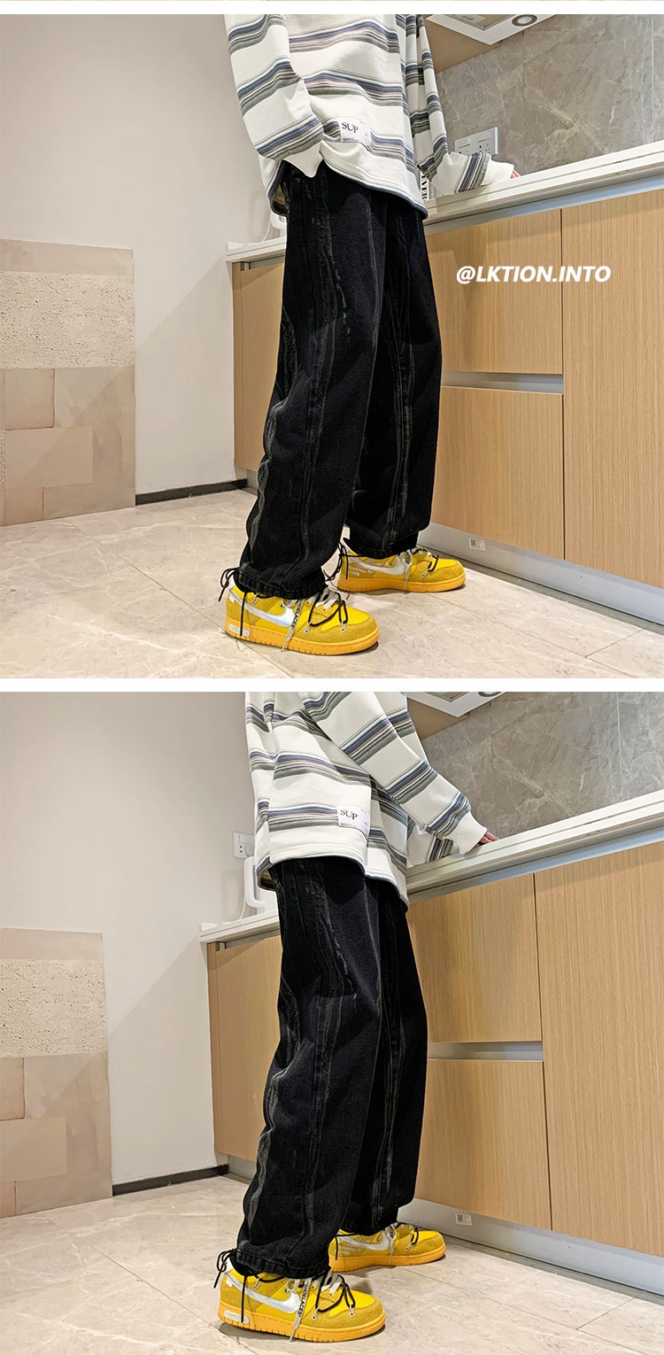 Новые мужские джинсы в стиле Гонконг весна-осень оптом из Китая