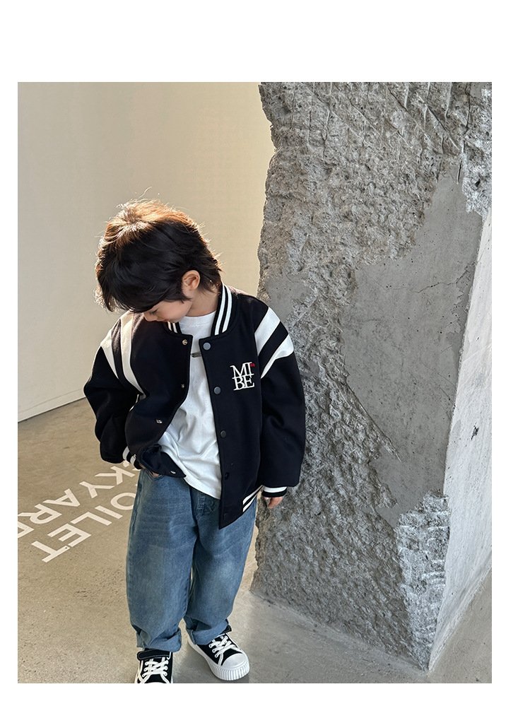 Детская куртка в стиле бейсбола 2024 оптом из Китая