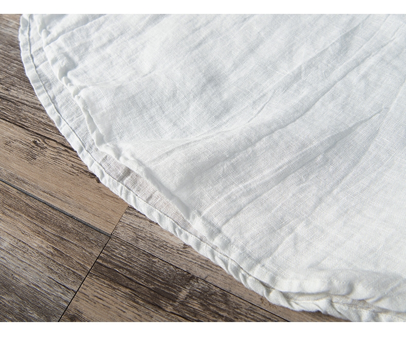 Льняная мужская футболка с коротким рукавом оптом из Китая