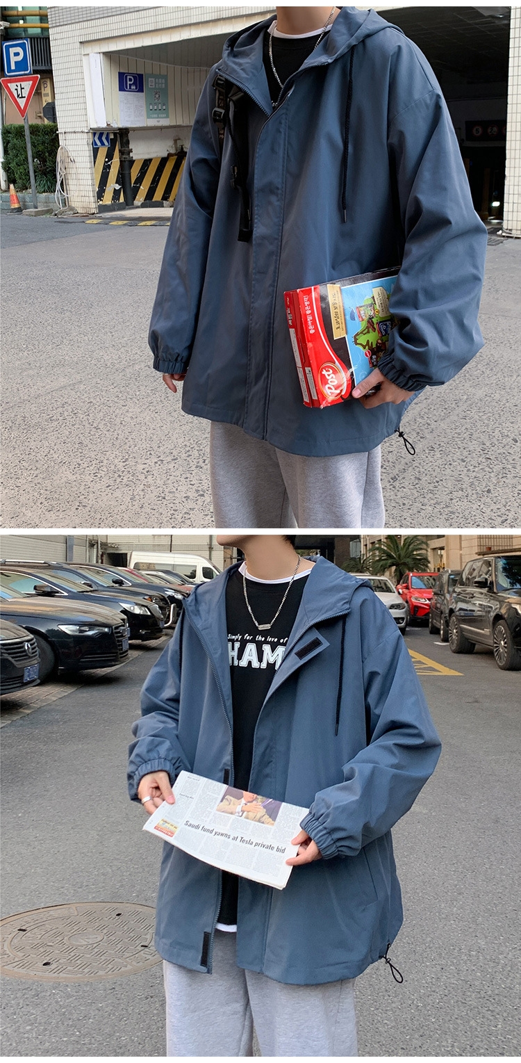 Мужская винтажная куртка с капюшоном оптом из Китая