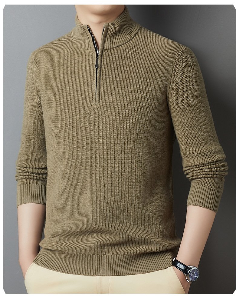 Мужской свитер из 100% шерсти оптом