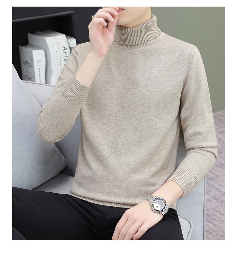 Мужской свитер с высоким воротником оптом