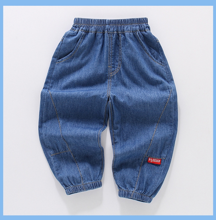Детские джинсовые брюки с защитой от комаров оптом из Китая