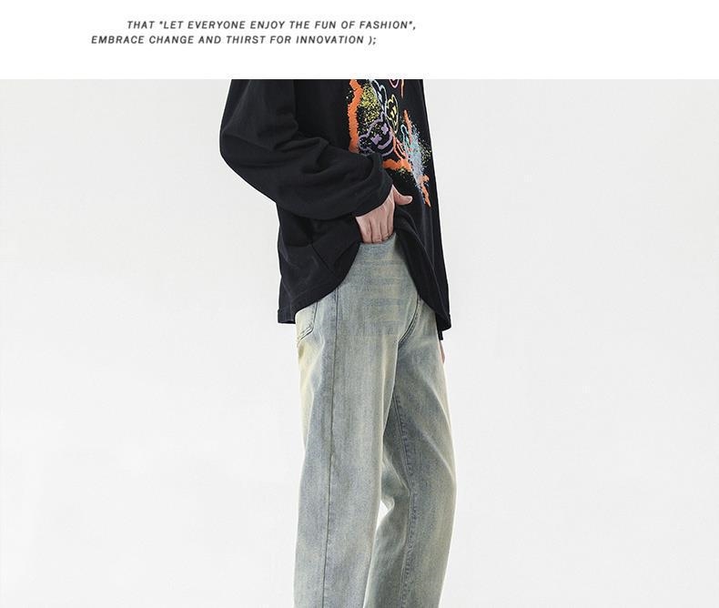 Джинсы мужские узкого кроя оптом из Китая