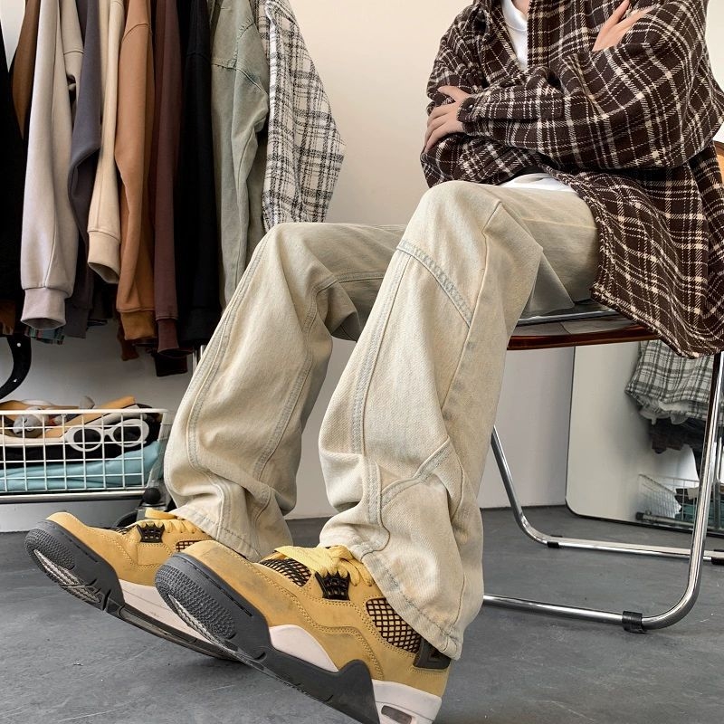 Мужские джинсы в стиле ретро vibe оптом из Китая