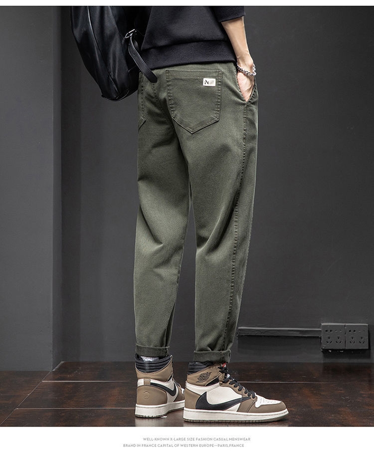 Мужские джинсы с манжетами и завышенной талией оптом из Китая