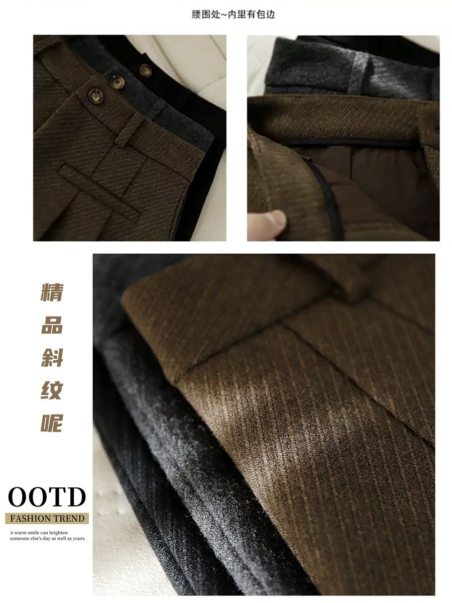 Плиссированная шерстяная юбка оптом из Китая