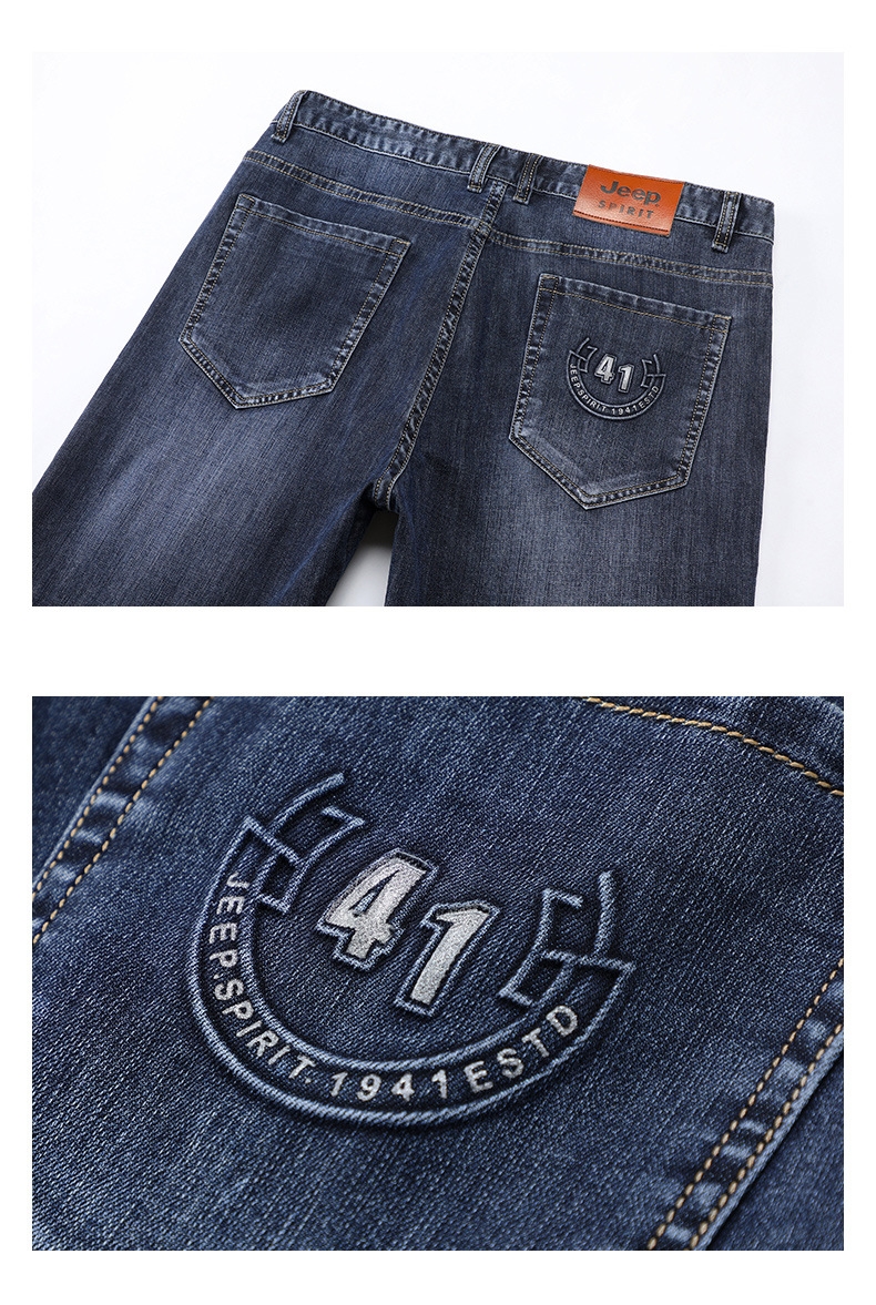 JEEP SPIRIT мужские джинсы прямого кроя оптом из Китая