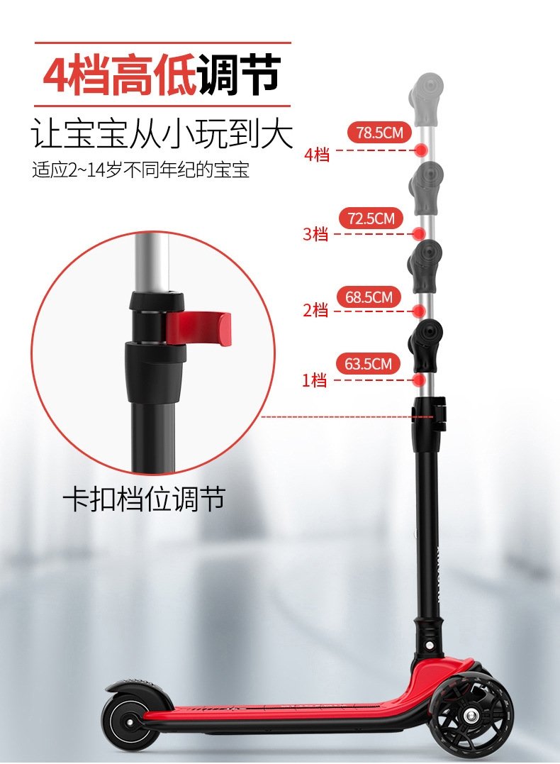 Детский трехколесный самокат оптом