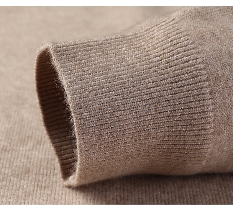 Мужской свитер с высоким воротником осенне-зимней коллекции 2024 оптом