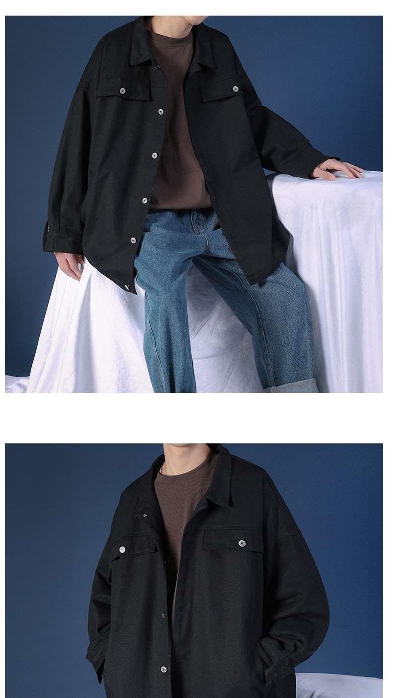 Весенне-осенняя мужская куртка в стиле ретро с крупным рисунком оптом из Китая