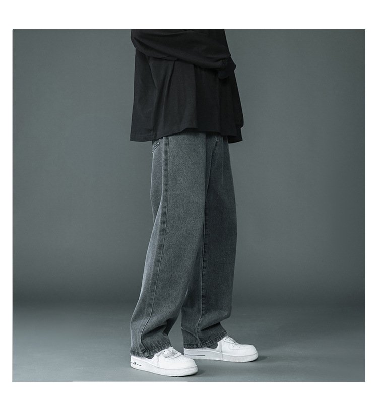 Мужские джинсы 2024 с прямыми штанинами оптом из Китая