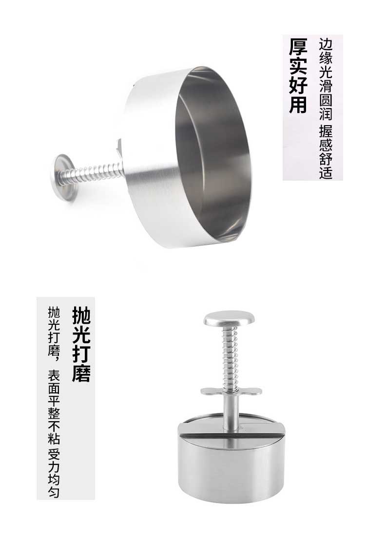 Ручной пресс для бургеров из нержавеющей стали 304 оптом