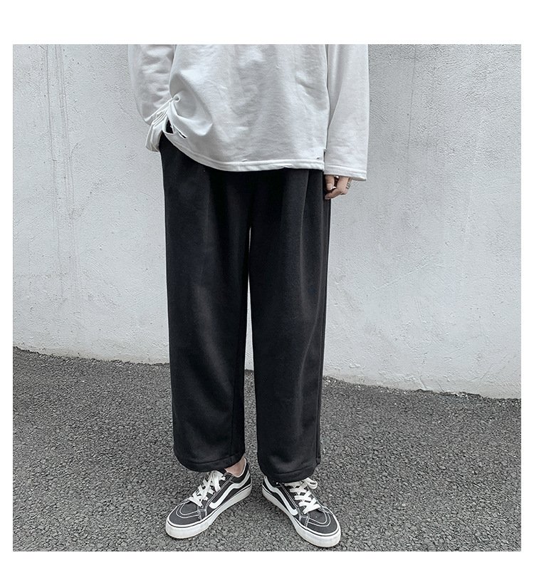 Мужские широкие джинсы в стиле ханбан с высокой посадкой оптом из Китая