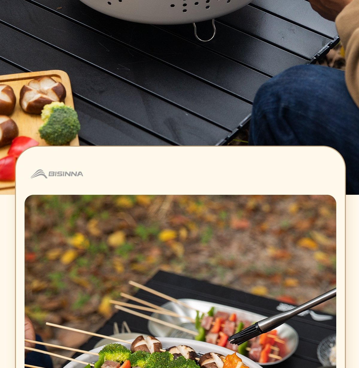 Набор для барбекю и чаепития вне помещения оптом