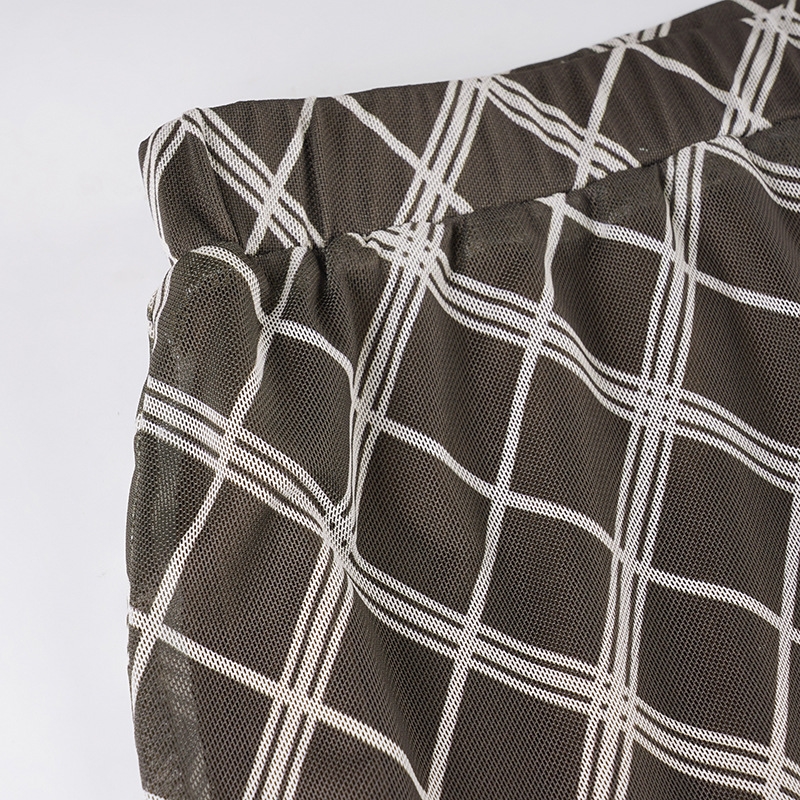 Винтажная юбка с принтом и плиссировкой оптом из Китая