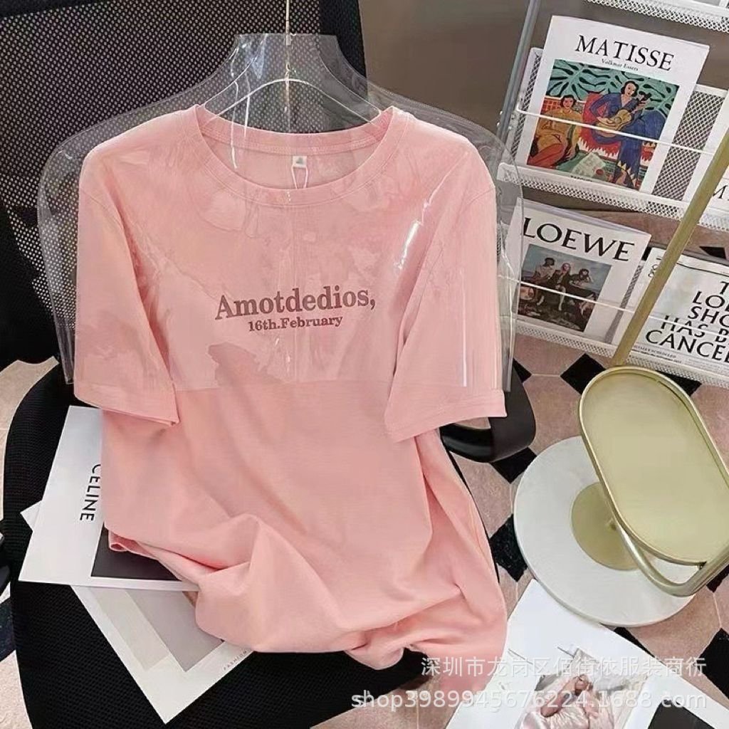 Женская футболка из чистого хлопка оптом