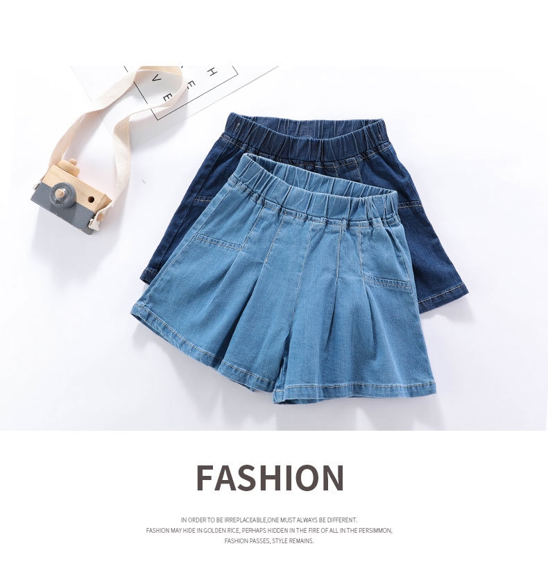 Летние джинсовые шорты для девочек оптом из Китая