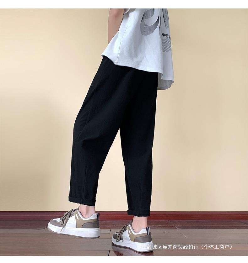 Мужские джинсы 2023 новой моды джинсы в стиле кэжуал с девятью дюймовыми брюками для мужчин оптом из Китая