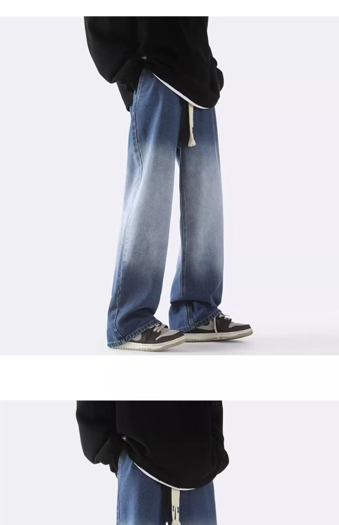 Мужские джинсы весенне-летней коллекции 2023 оптом из Китая