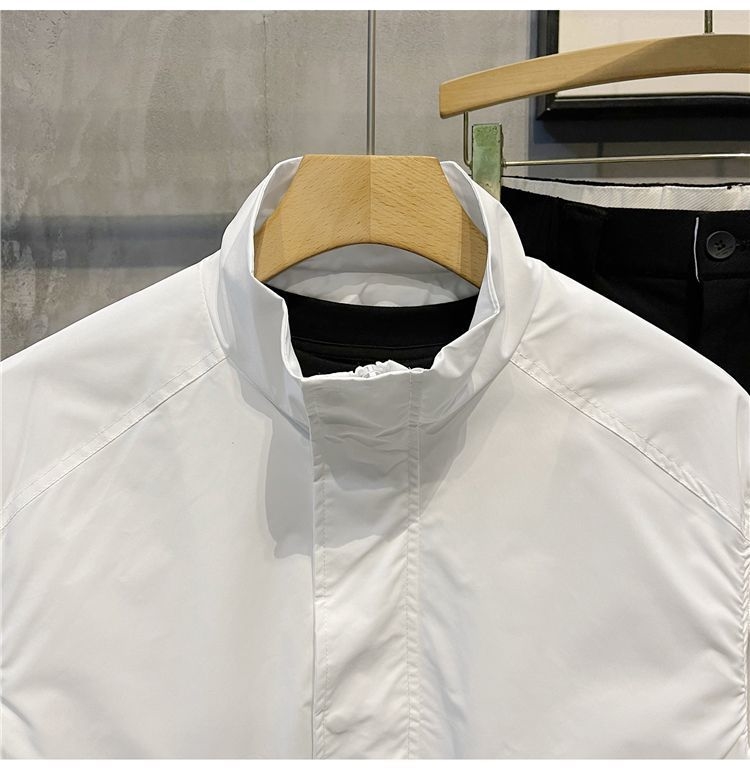 Мужская куртка в стиле хипстер с высоким воротником оптом из Китая