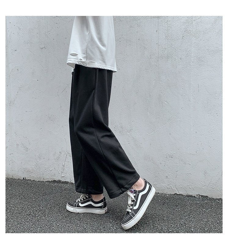 Мужские широкие джинсы в стиле ханбан с высокой посадкой оптом из Китая