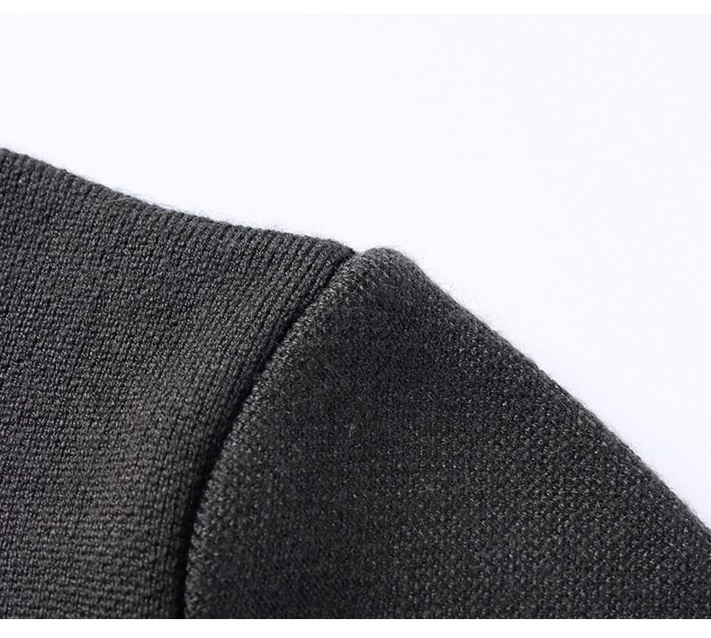 Мужская вязаная куртка с воротником оптом