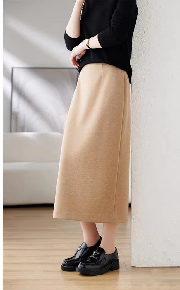 Женская юбка из шелка и кашемира оптом из Китая