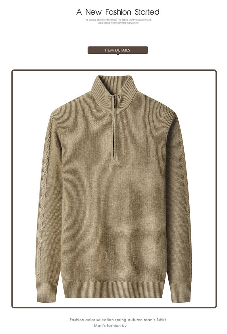 Мужской свитер из 100% шерсти оптом