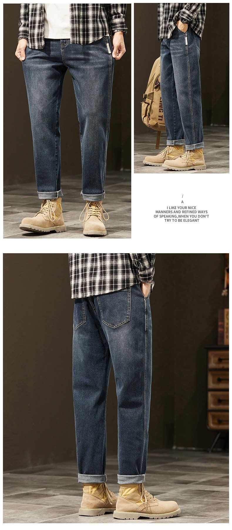 Мужские джинсы весна-лето оптом из Китая