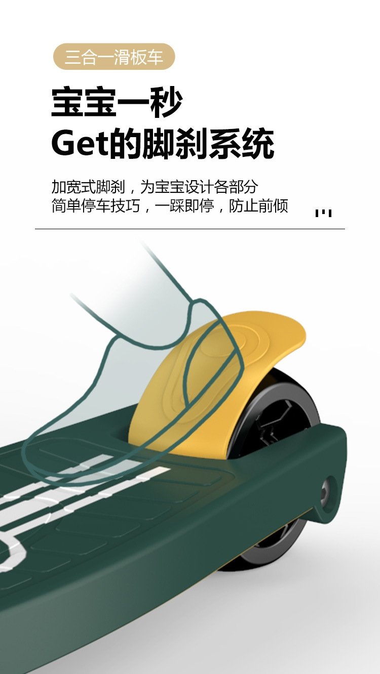 Детский трехколесный самокат оптом