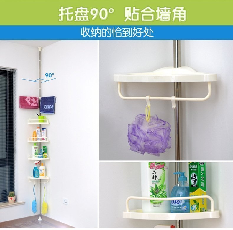 Угловая полка для ванной комнаты из нержавеющей стали оптом