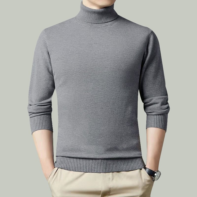 Мужской свитер с высоким воротником оптом