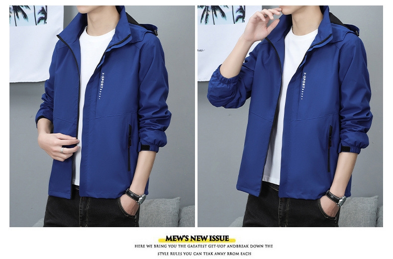 Мужская куртка с защитой от ветра и воды оптом из Китая