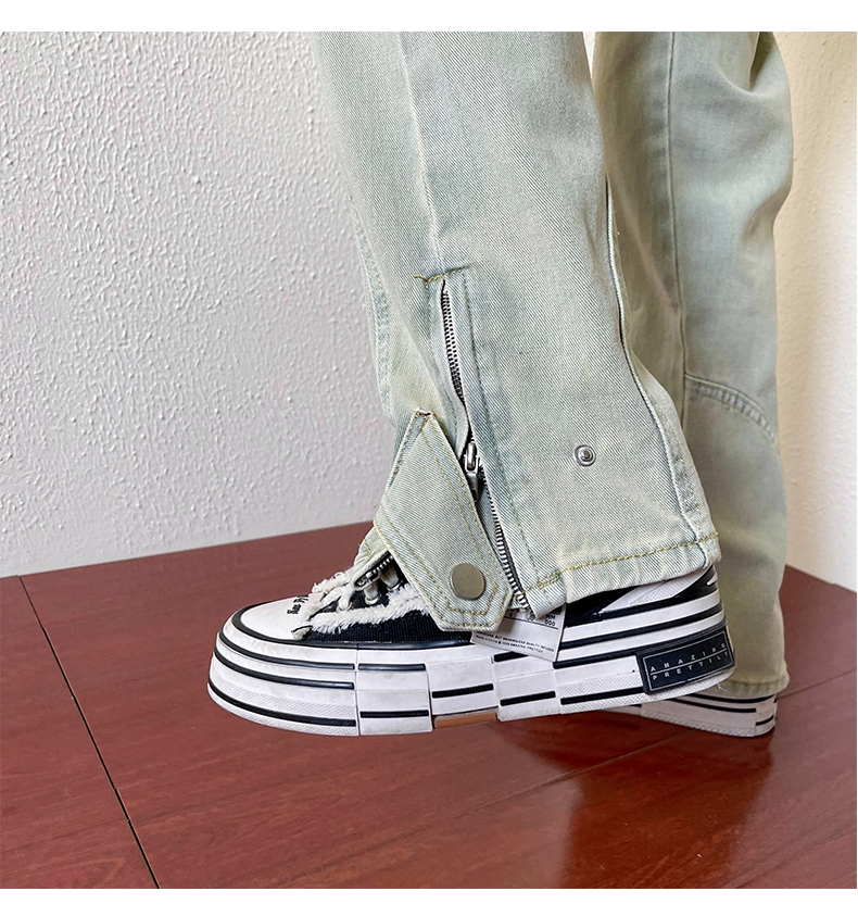 Черные джинсы с прямыми брюками оптом из Китая