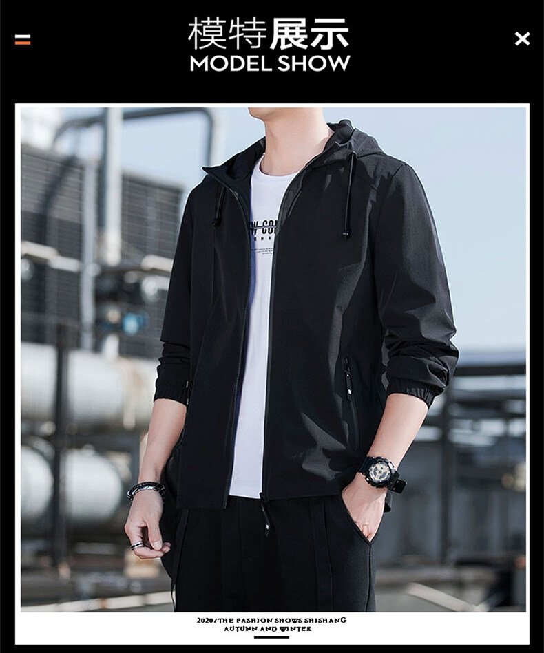 Мужская куртка 2024 весна новый корейский стиль оптом из Китая