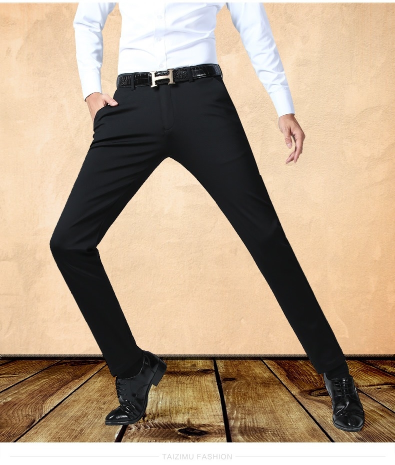 Мужские брюки в стиле бизнес-классика оптом из Китая