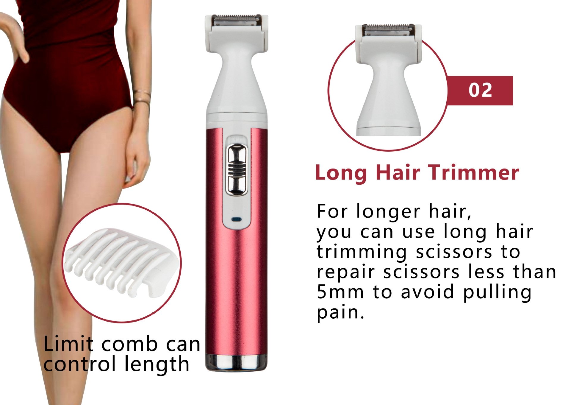 Электробритва для депиляции 5 в 1 оптом из Китая