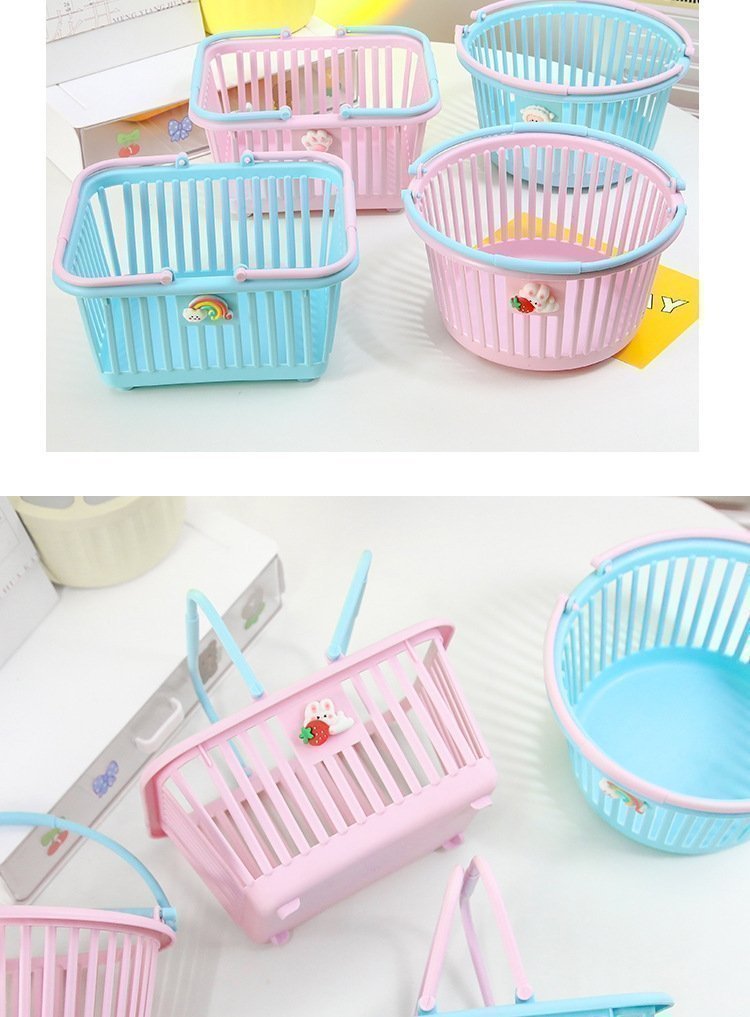 Корзина для хранения Макарон в стиле цветового столкновения оптом