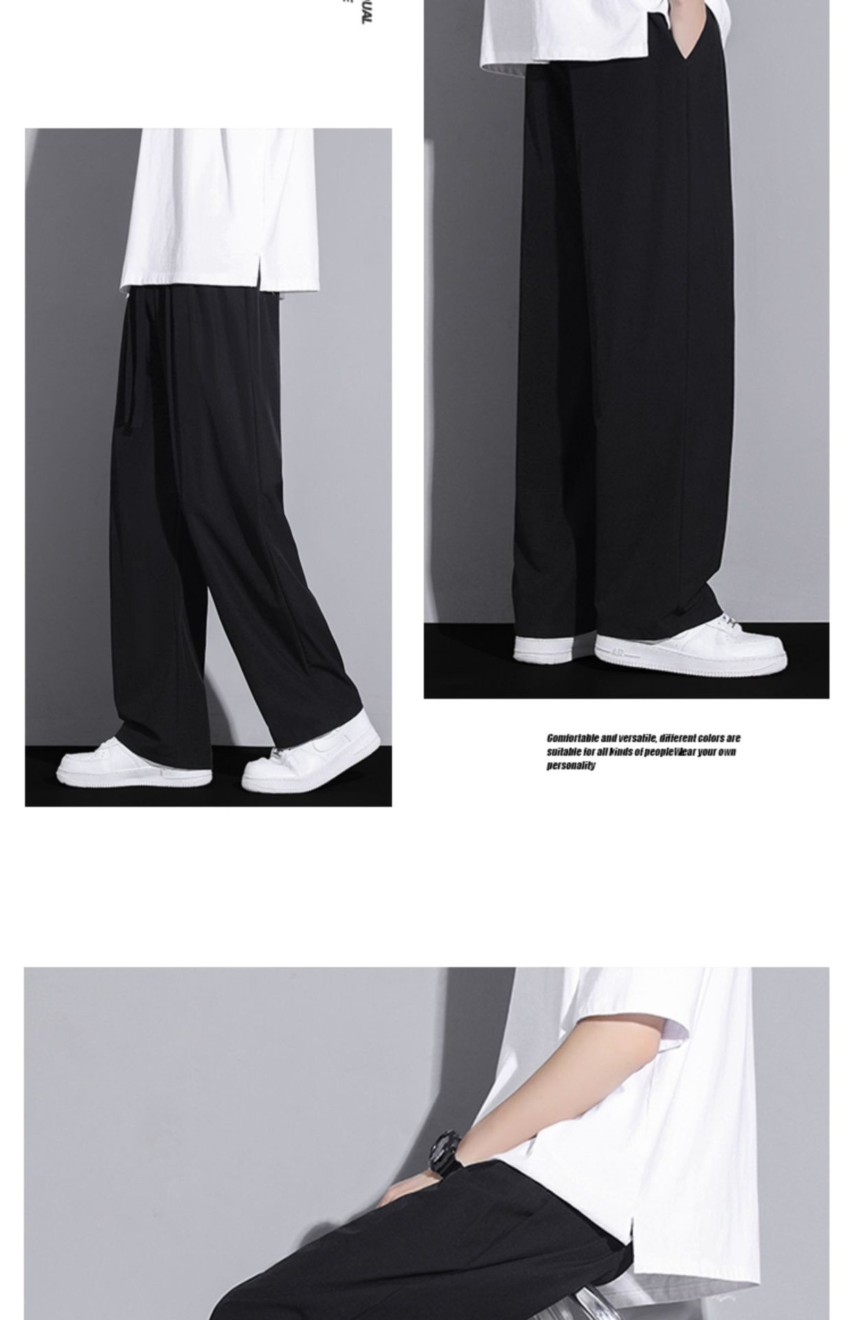 NASA мужские летние широкие брюки 2024 оптом из Китая