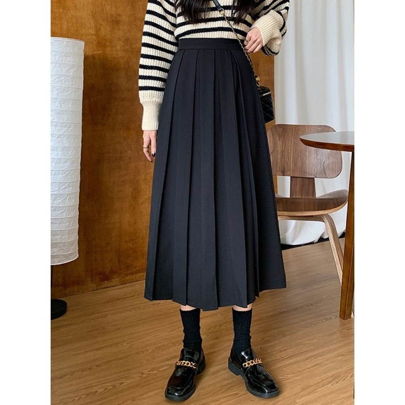 Юбка в стиле ретро с высокой талией и узором в виде зонта оптом из Китая