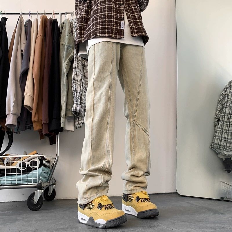 Мужские джинсы в стиле ретро vibe оптом из Китая