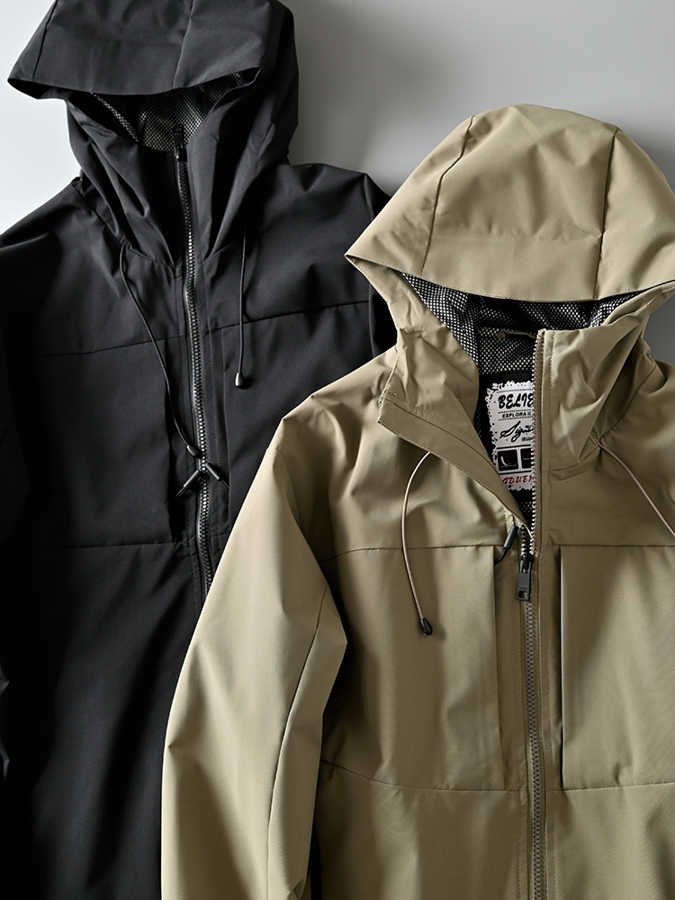 Мужская куртка с капюшоном и ветрозащитой оптом из Китая