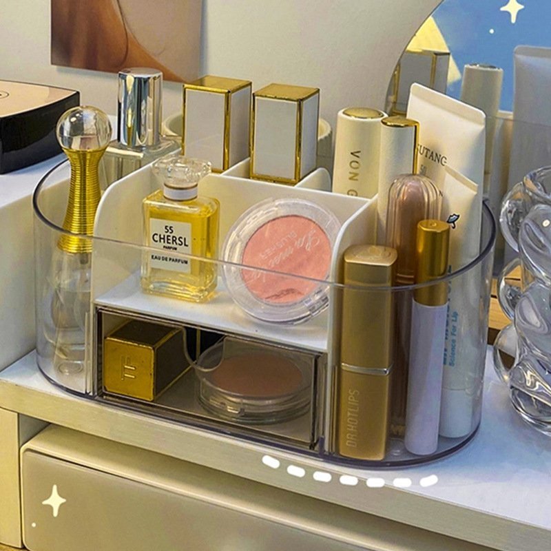 Двухуровневая полка для ванной комнаты и туалетного столика оптом