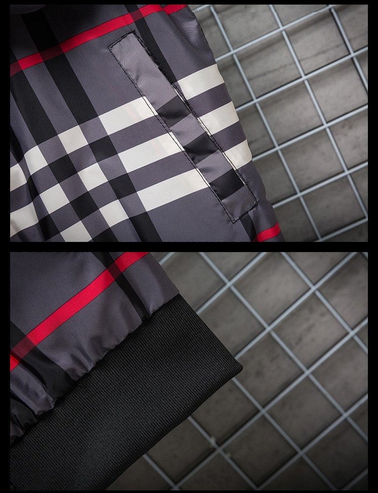 Мужская куртка с капюшоном и широкими полосами оптом из Китая