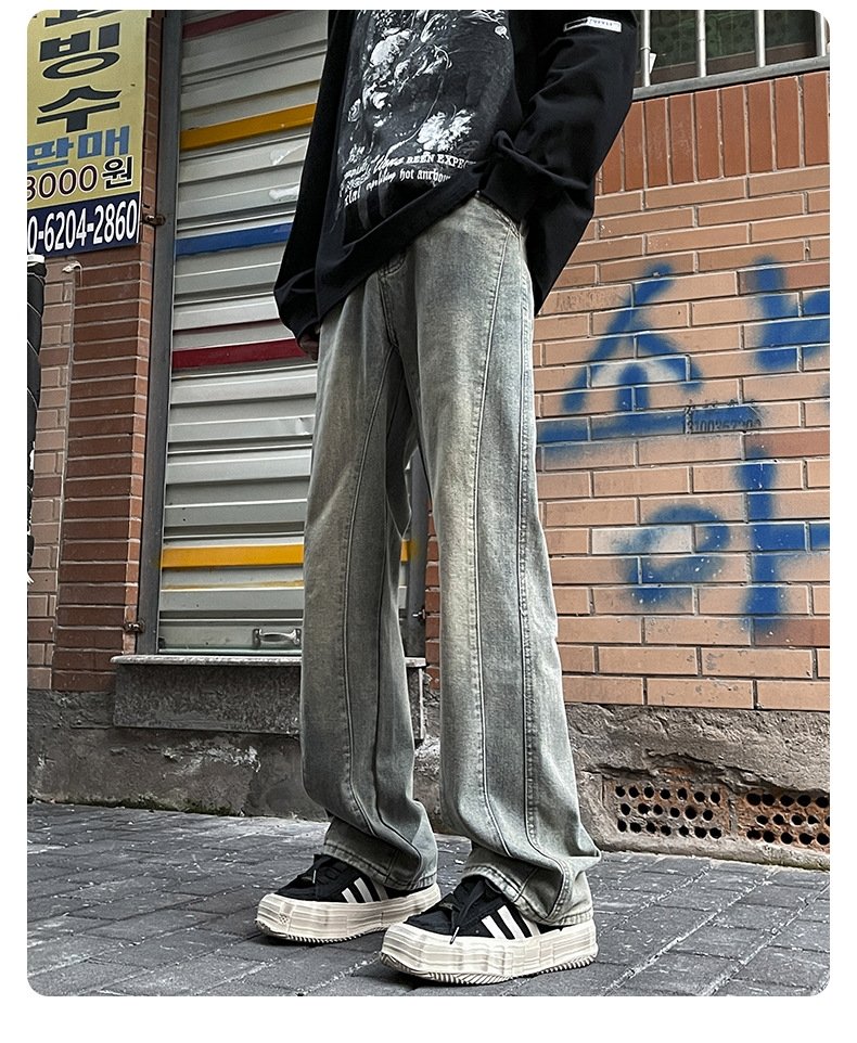 Мужские джинсы в стиле хайстрит оптом из Китая