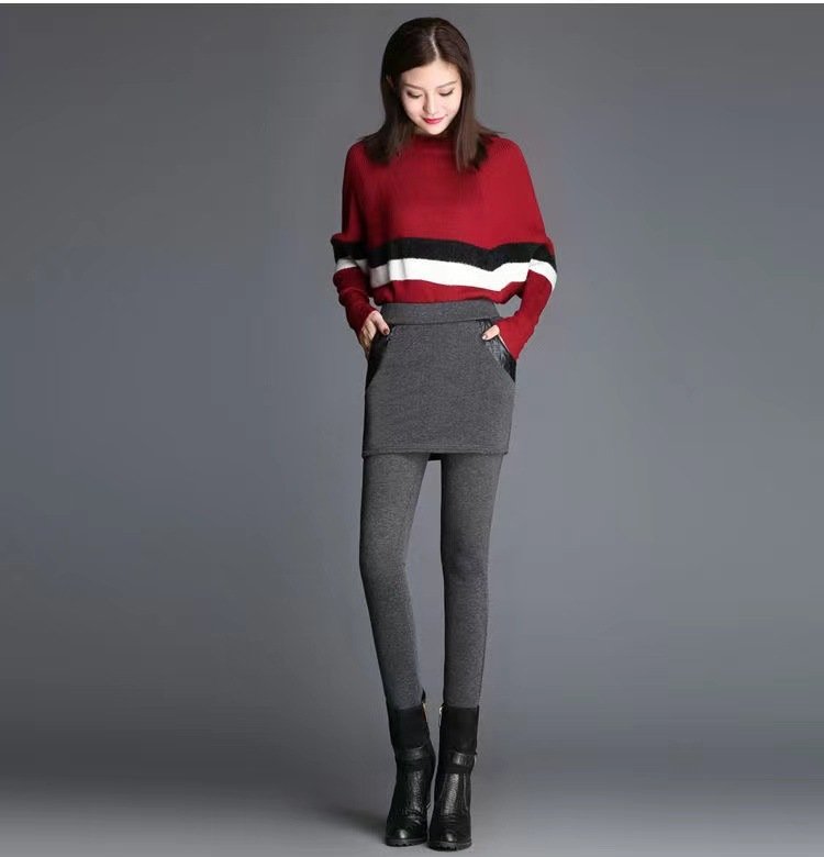 Женская зимняя юбка-платье с утеплением оптом из Китая