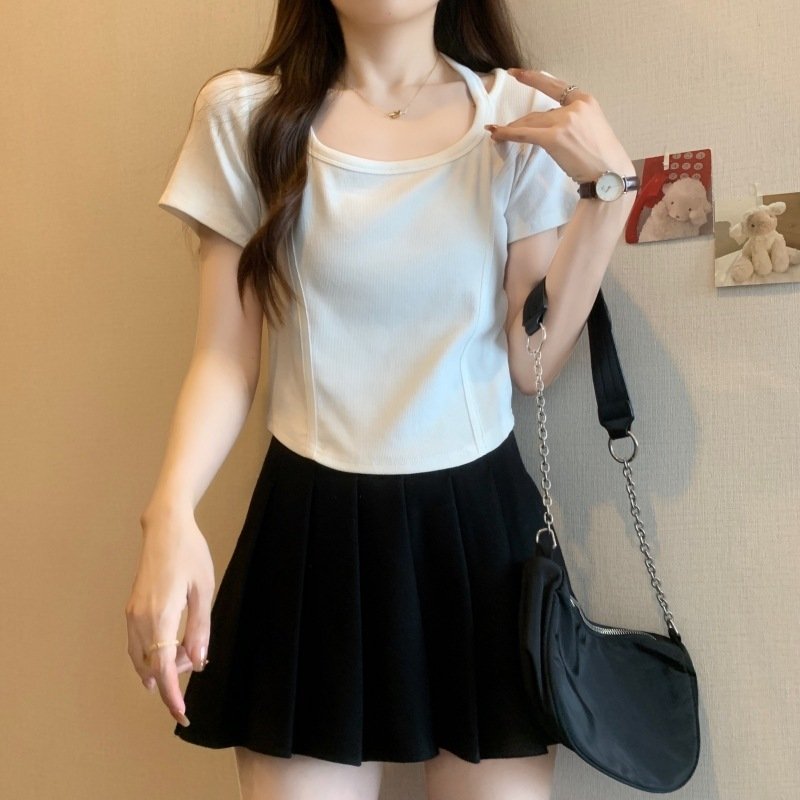 Футболка с коротким рукавом 2024 лето женская оптом