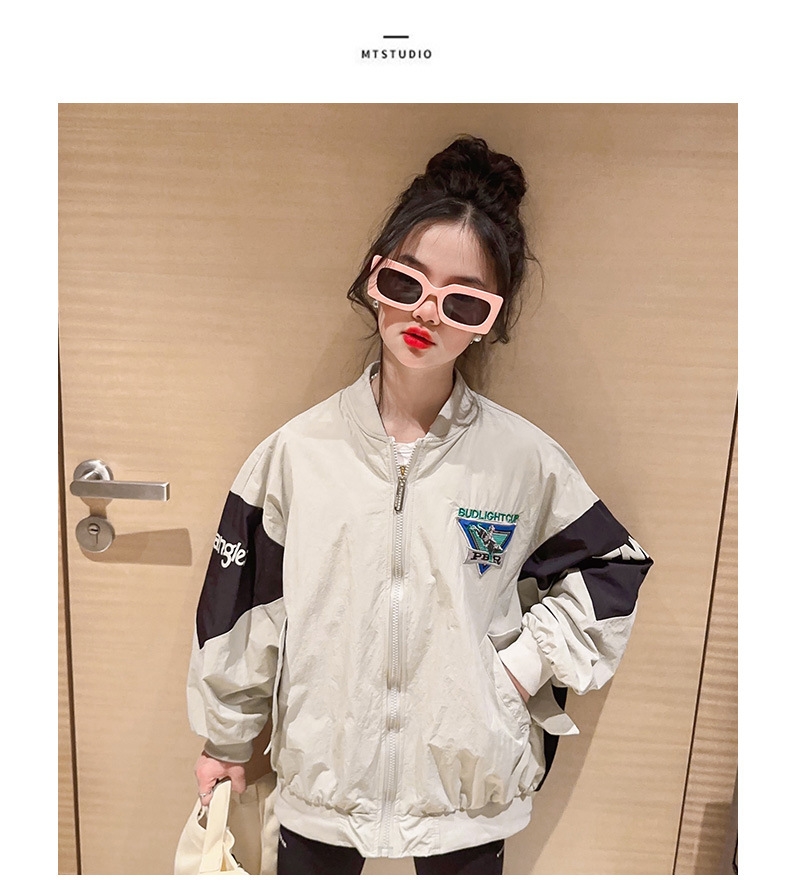 Детская куртка для девочек в стиле бейсбола оптом из Китая